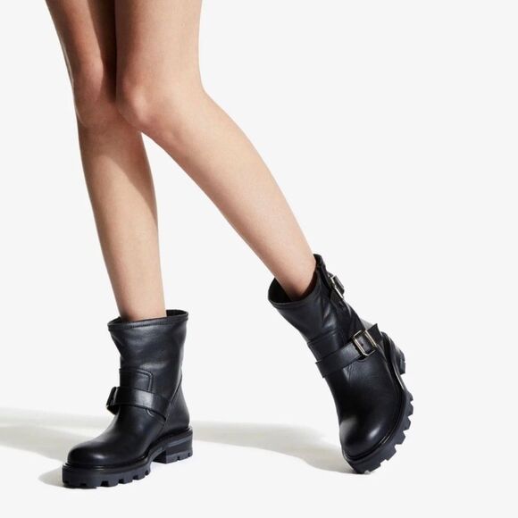 Jimmy Choo Double Buckle Moto Boots size 36 - Picture 2 of 15